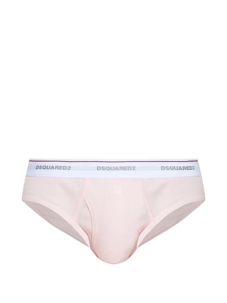  Dsquared2 Logo Waistband Briefs - Pink 
