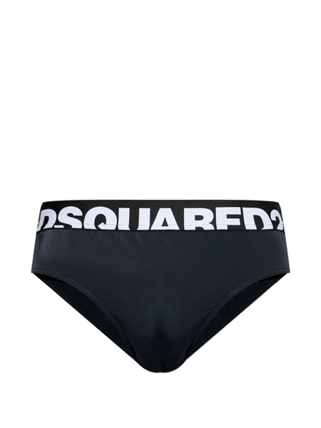  Dsquared2 Logo-waistband Swimming Trunks - Black 
