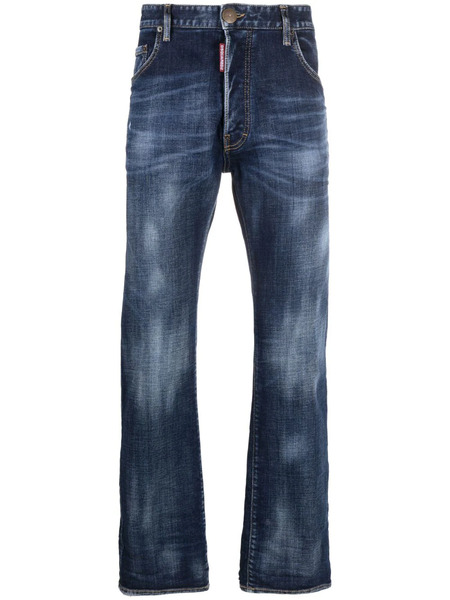  Dsquared2 Low-rise Straight-leg Jeans - Blue 