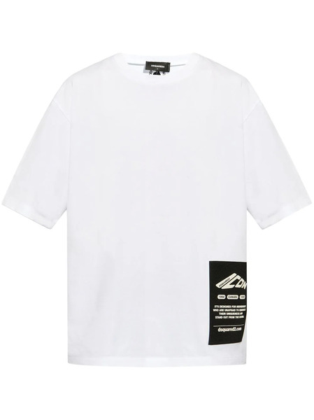  Dsquared2 Maxi Logo Patch T-shirt - White 