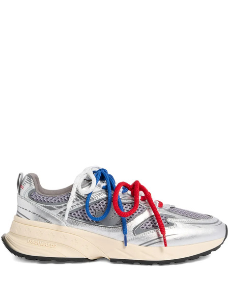  Dsquared2 Mesh Panel Sprinter Sneakers - Silver 