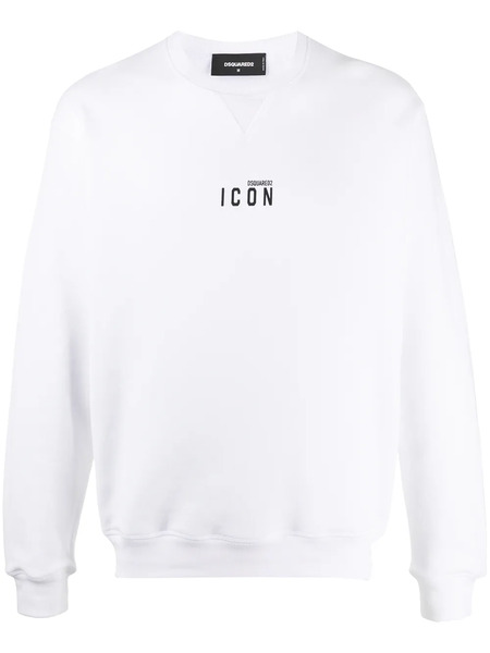  Dsquared2 Mini Icon-print Crew Neck Sweatshirt - White 