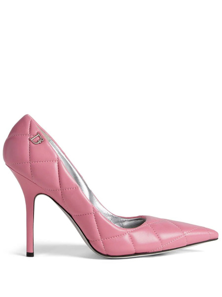 Dsquared2 100mm Quilted Leather Pumps - Pink 