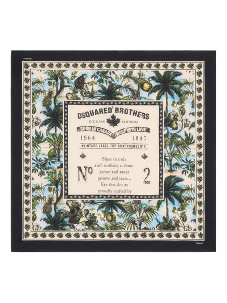  Dsquared2 Monkey Business Scarf - Black 