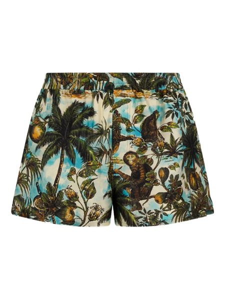  Dsquared2 Monkey-print Shorts - Neutrals 