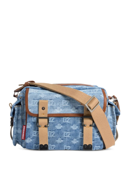  Dsquared2 Monogram Cross Body Bag - Blue 