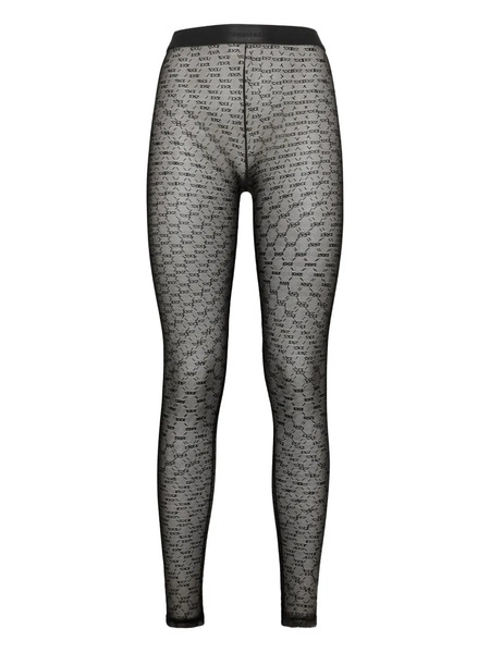  Dsquared2 Monogram High-waisted Tights - Black 