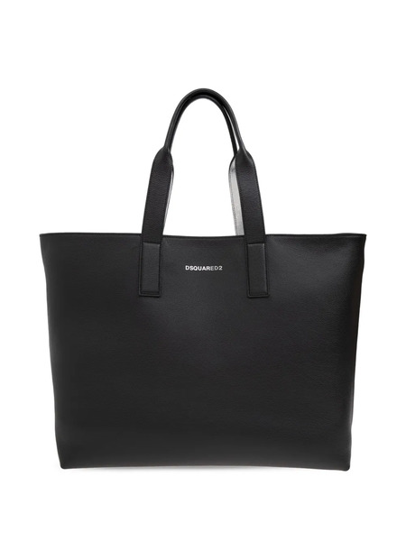  Dsquared2 Neoclassic Leather Tote Bag - Black 