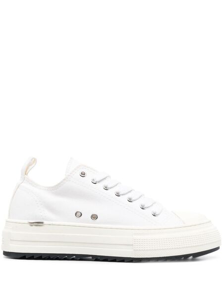  Dsquared2 Platform-sole Low-top Sneakers - White 