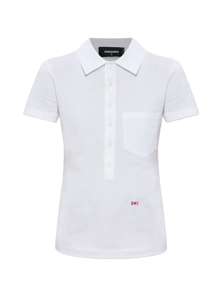  Dsquared2 Pocket Polo Shirt - White 