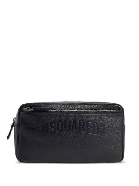  Dsquared2 Rebels Wash Bag - Black 