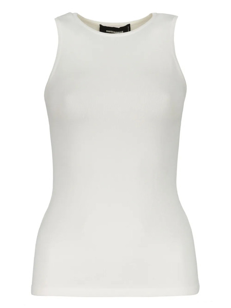  Dsquared2 Ribbed-trim Tank Top - White 