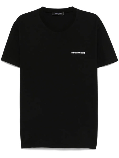  Dsquared2 Rubber Logo T-shirt - Black 
