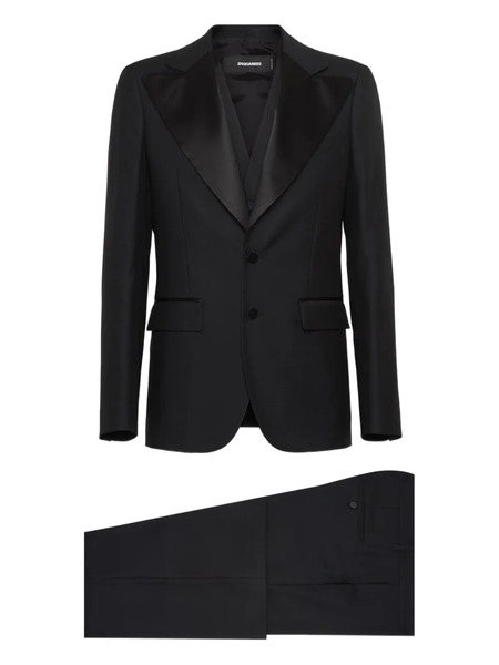  Dsquared2 70's Tuxedo Suit - Black 