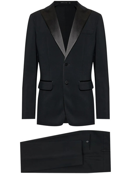  Dsquared2 Satin-detail Suit - Black 