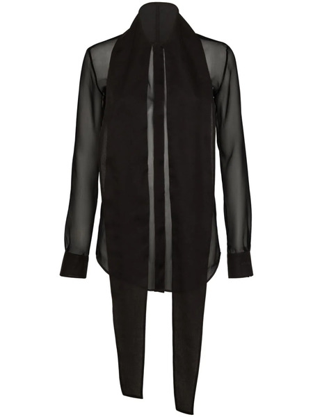  Dsquared2 Scarf-embellished Blouse - Black 