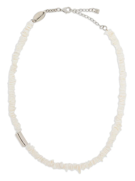  Dsquared2 Shell Chain Necklace - White 