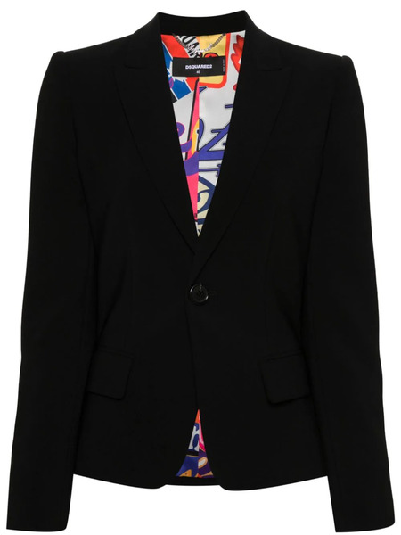  Dsquared2 24/7 Single-breasted Blazer - Black 
