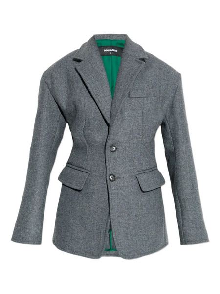  Dsquared2 Single-breasted Blazer - Grey 
