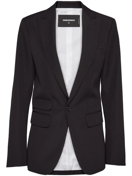  Dsquared2 Single-breasted Tailored Blazer - Black 