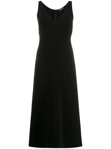  Dsquared2 Sleeveless Midi Dress - Black 