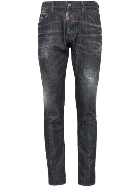 Dsquared2 Slim-fit Cropped Jeans - Black 