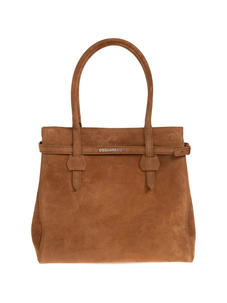  Dsquared2 Strap Detail Tote Bag - Brown 