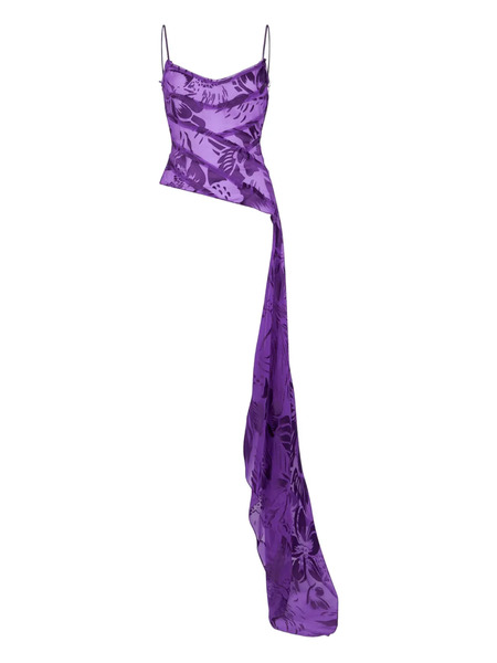  Dsquared2 Strapless Top - Purple 