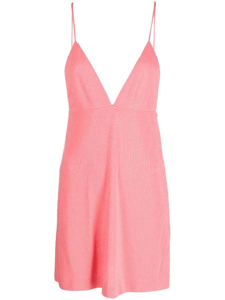  Dsquared2 Strass Mini Dress - Pink 