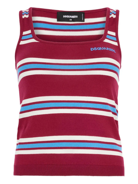  Dsquared2 Striped Knit Tank Top 