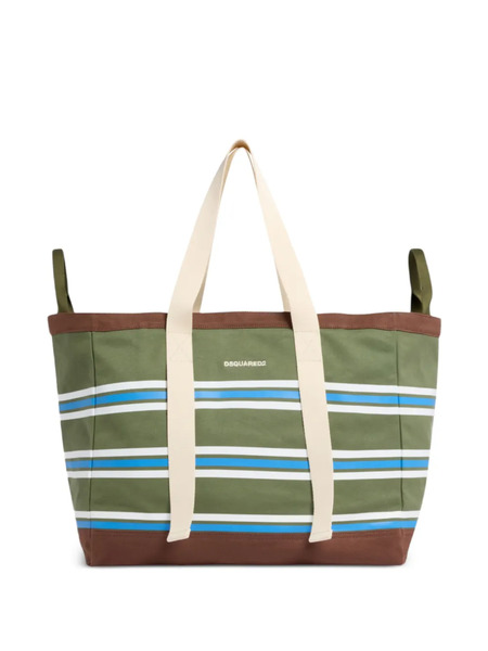  Dsquared2 Striped Tote Bag - Green 