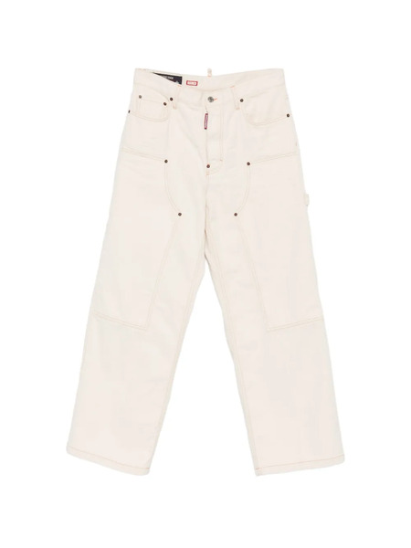  Dsquared2 Studded Panelled Jeans - Neutrals 