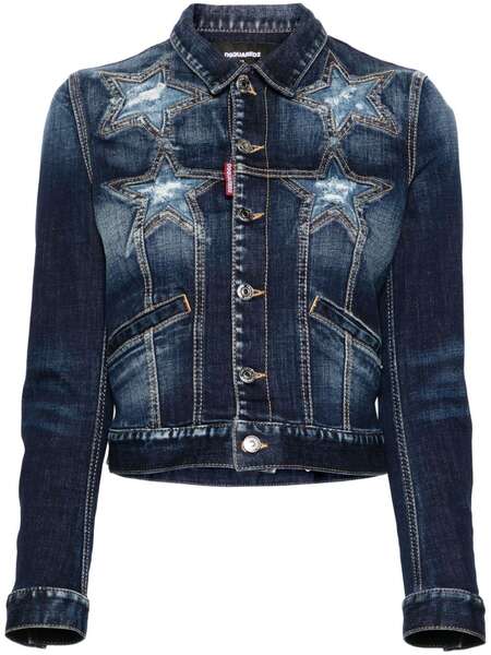  Dsquared2 Super Star Denim Jacket - Blue 