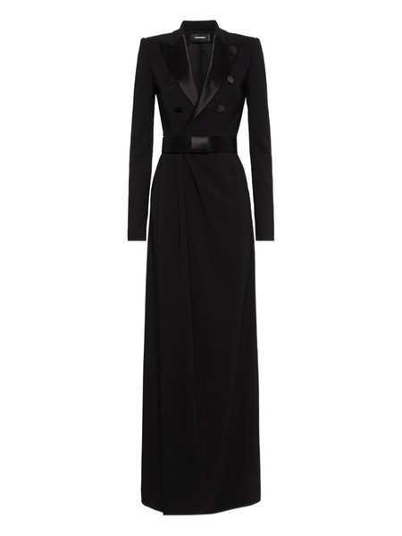  Dsquared2 Tailored Maxi Dress - Black 