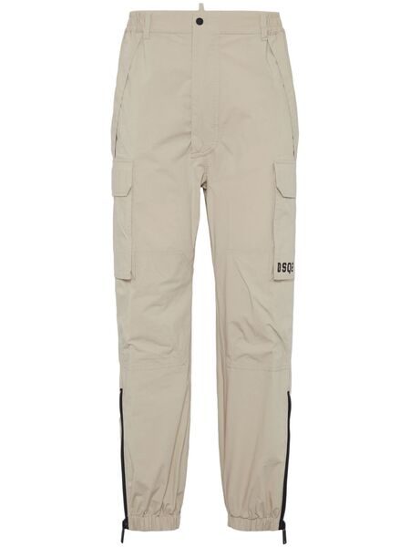  Dsquared2 Tapered Cargo Trousers - Neutrals 