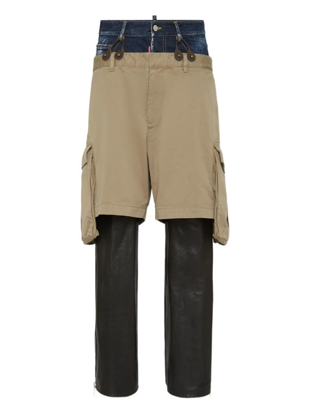  Dsquared2 Triple Combo Easy Zoot Trousers - Blue 