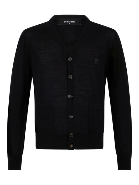 Dsquared2 V-neck Cardigan - Black 