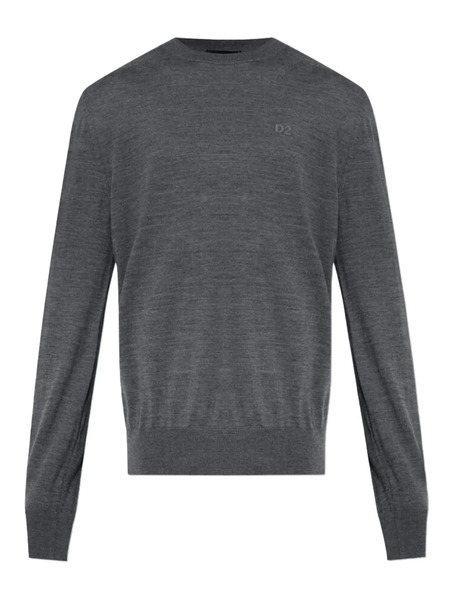  Dsquared2 Virgin Wool Sweater - Grey 