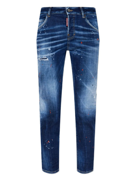  Dsquared2 Whiskering-effect Skinny Jeans - Blue 