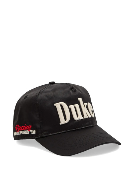  Duke & Dexter Logo-embroidered Satin Cap - Black 