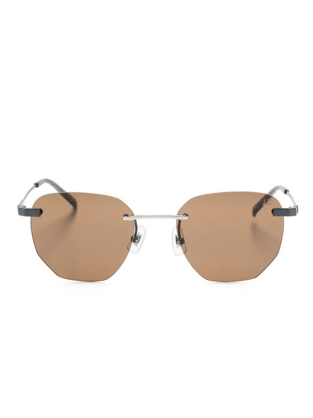  Dunhill Geometric-frame Sunglasses - Grey 
