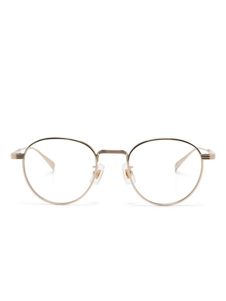  Dunhill Round-frame Glasses - Gold 