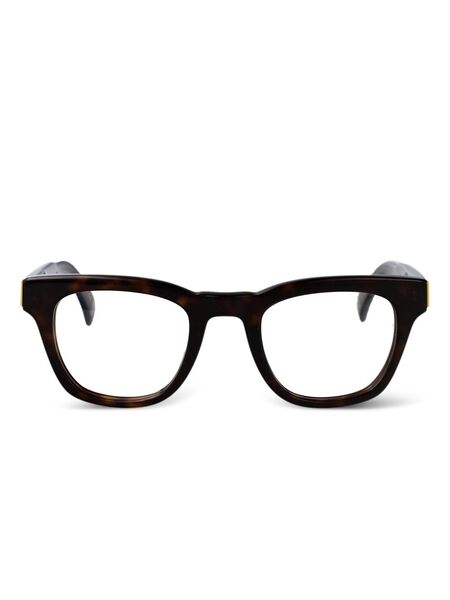  Dunhill Square-frame Glasses - Brown 