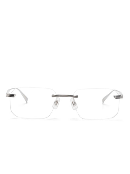  Dunhill Square-frame Glasses - Silver 
