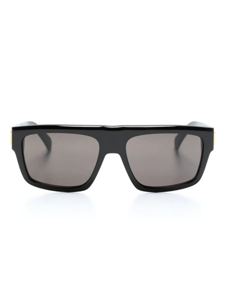  Dunhill Tinted-lenses Rectangle-frame Sunglasses - Black 