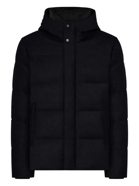  Duno Hooded Quilted Jacket - Blue 