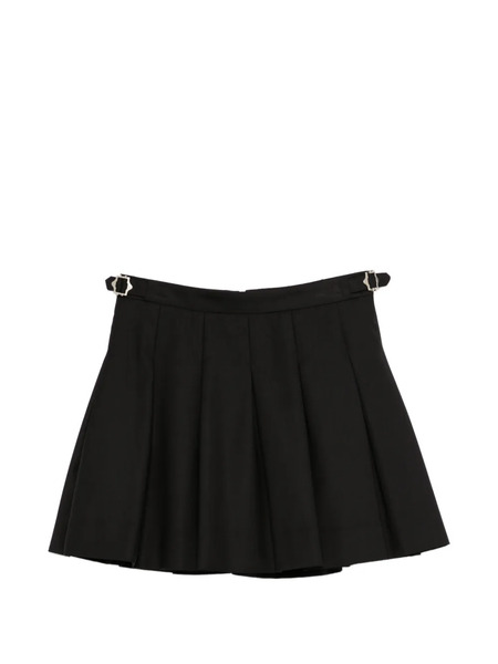  Dunst Buckle Pleated Mini Skirt - Black 