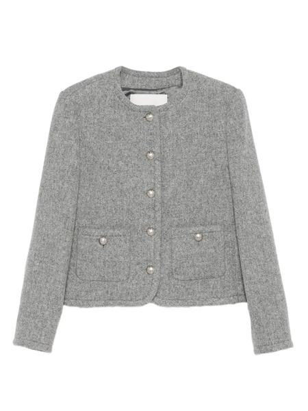  Dunst Button-detailed Patch-pocket Jacket - Grey 