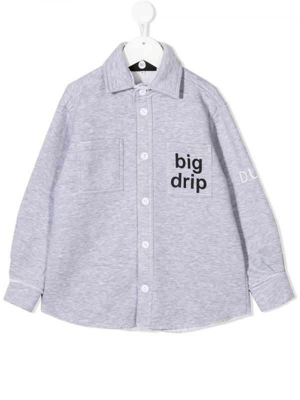  Duoltd Big Drop Long-sleeved Shirt - Grey 