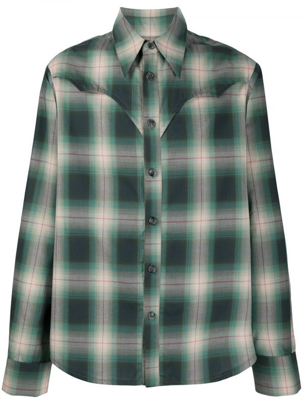 Duoltd Wings Check Shirt - Green 